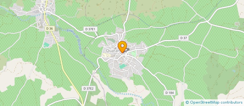 localisation de l'entreprise MONSIEUR GEOFFREY AINOZA  QUARANTE