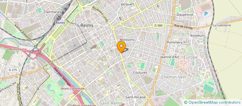 localisation de l'entreprise MONSIEUR GEOFFREY ALESSIO  REIMS