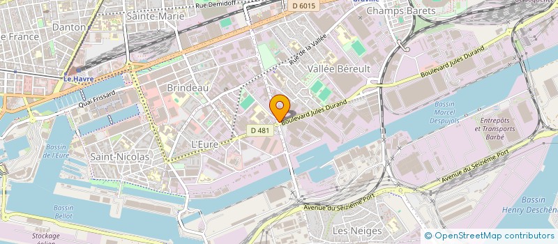 localisation de l'entreprise MONSIEUR GEOFFREY ANDRE à LE HAVRE