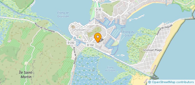 localisation de l'entreprise MONSIEUR GEOFFREY ANDRIEU  GRUISSAN