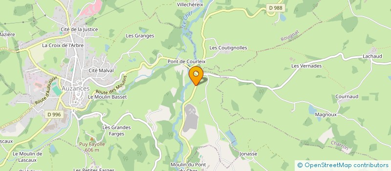 localisation de l'entreprise MONSIEUR GEOFFREY ANIORTE  AUZANCES