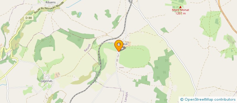 localisation de l'entreprise MONSIEUR GEOFFREY ARGENSON  LANDOS