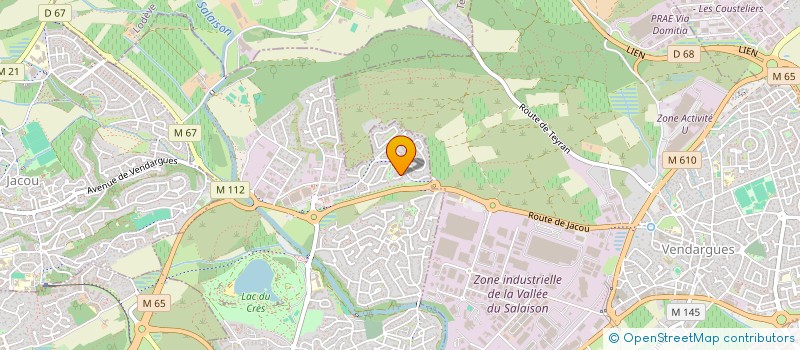 localisation de l'entreprise MONSIEUR GEOFFREY ARQUEROS  LE CRES