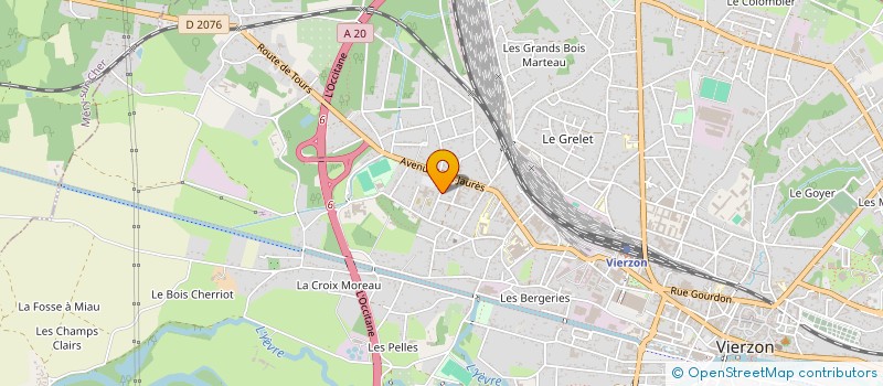 localisation de l'entreprise MONSIEUR GEOFFREY ARTERO  VIERZON