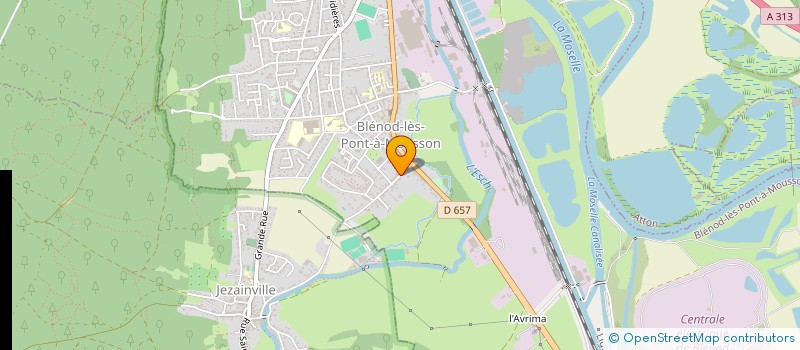 localisation de l'entreprise MONSIEUR GEOFFREY AVOLIO  BLENOD-LES-PONT-A-MOUSSON