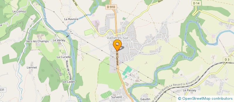 localisation de l'entreprise MONSIEUR GEOFFREY BABOU  VALLIERES-SUR-FIER