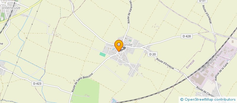 localisation de l'entreprise MONSIEUR GEOFFREY BAILLY  CLERLANDE