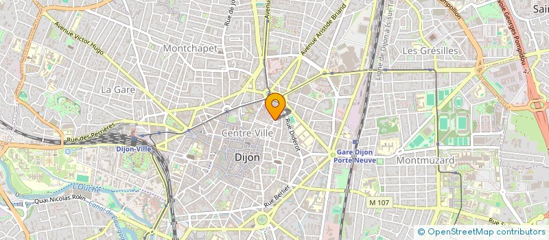 localisation de l'entreprise MONSIEUR GEOFFREY BAUDUIN  DIJON