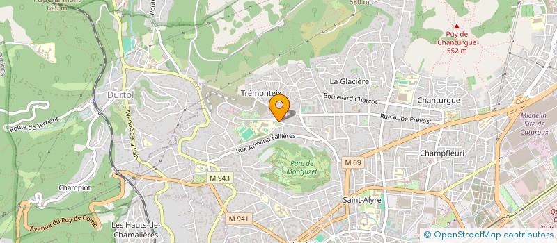 localisation de l'entreprise MONSIEUR GEOFFREY BAYLE  CLERMONT-FERRAND