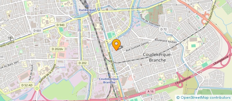 localisation de l'entreprise MONSIEUR GEOFFREY BEGUE  COUDEKERQUE-BRANCHE