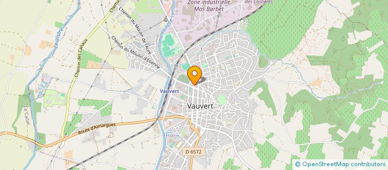 localisation de l'entreprise MONSIEUR GEOFFREY BELLET  VAUVERT