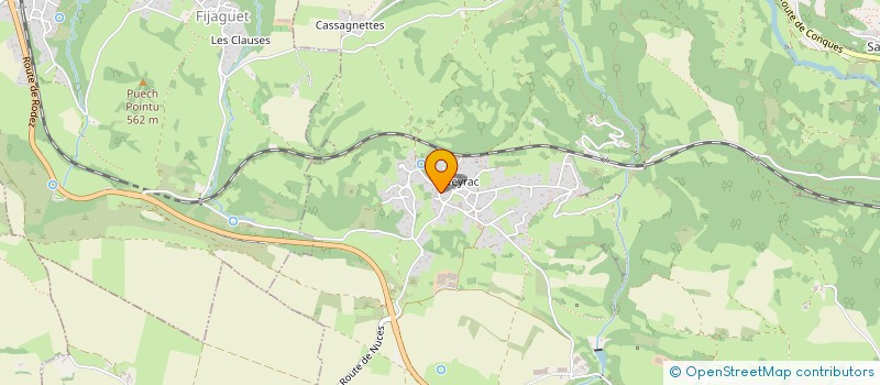 localisation de l'entreprise MONSIEUR GEOFFREY BENOIT DE COIGNAC  SALLES-LA-SOURCE