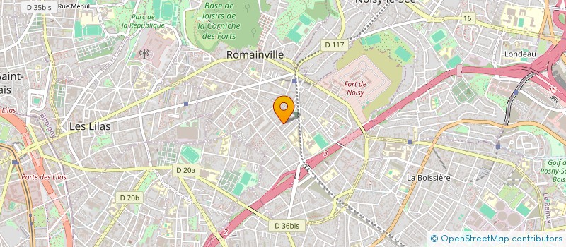 localisation de l'entreprise MONSIEUR GEOFFREY BERNARD à ROMAINVILLE