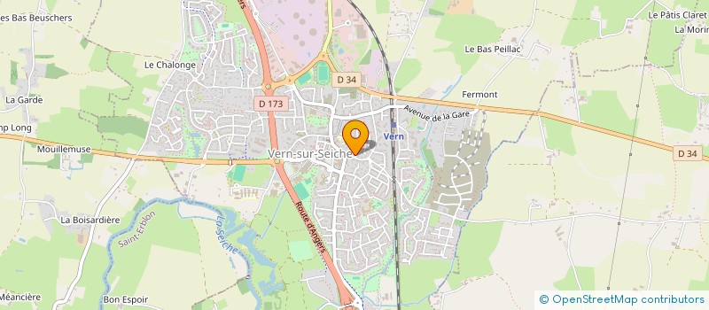 localisation de l'entreprise MONSIEUR GEOFFREY BERTIN à VERN-SUR-SEICHE