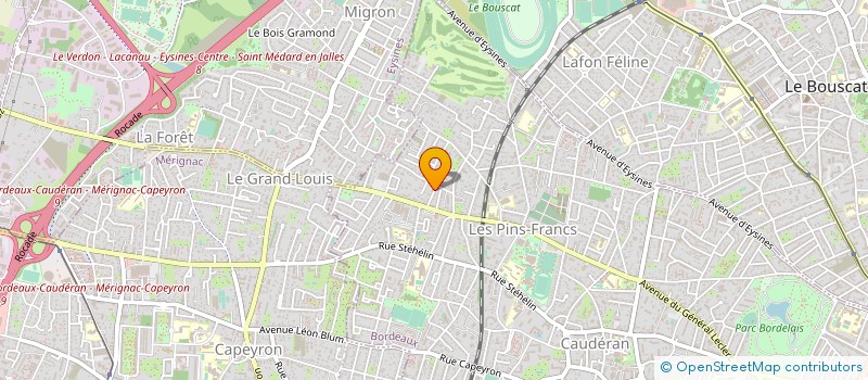localisation de l'entreprise MONSIEUR GEOFFREY BERTOLINO à BORDEAUX