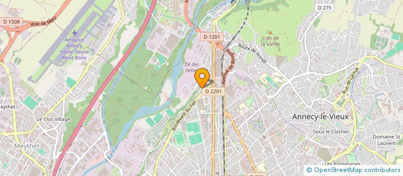 localisation de l'entreprise MONSIEUR GEOFFREY BESSY à ANNECY