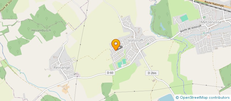 localisation de l'entreprise MONSIEUR GEOFFREY BINGER  VOLSTROFF