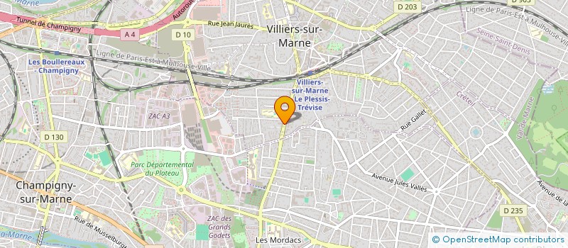 localisation de l'entreprise MONSIEUR GEOFFREY BOIDIN--LARPENT  VILLIERS-SUR-MARNE