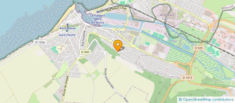 localisation de l'entreprise MONSIEUR GEOFFREY BOIMARE  LE TREPORT