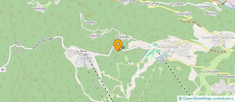 localisation de l'entreprise MONSIEUR GEOFFREY BOOTH à COURCHEVEL