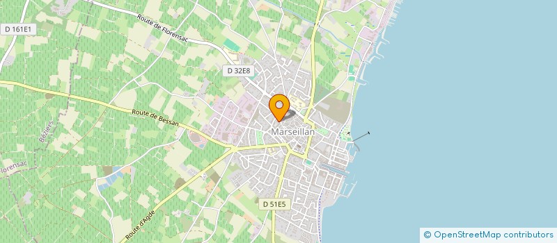 localisation de l'entreprise MONSIEUR GEOFFREY BORT à MARSEILLAN