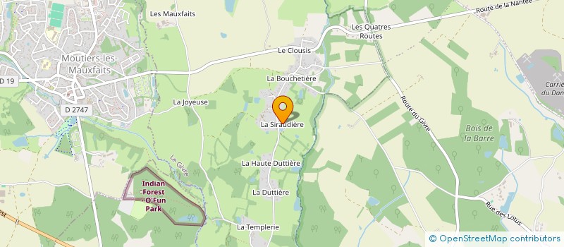 localisation de l'entreprise MONSIEUR GEOFFREY BOULTON  LE GIVRE