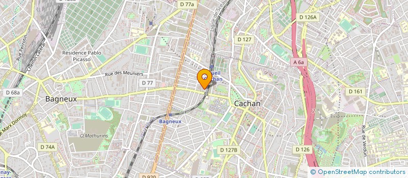 localisation de l'entreprise MONSIEUR GEOFFREY BOURDIN à CACHAN