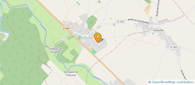localisation de l'entreprise MONSIEUR GEOFFREY BOURDON à PRUNIERS