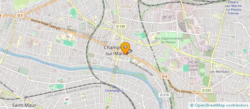 localisation de l'entreprise MONSIEUR GEOFFREY BREZEL  CHAMPIGNY-SUR-MARNE