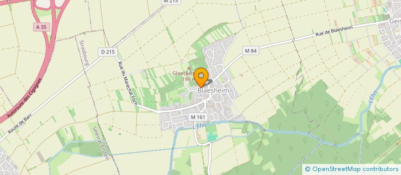 localisation de l'entreprise MONSIEUR GEOFFREY BROUMAULT  BLAESHEIM