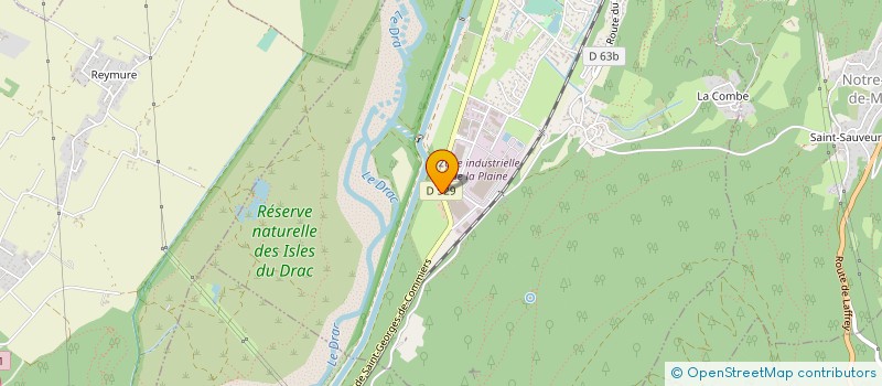 localisation de l'entreprise MONSIEUR GEOFFREY BRUN-BARONNAT  CHAMP-SUR-DRAC