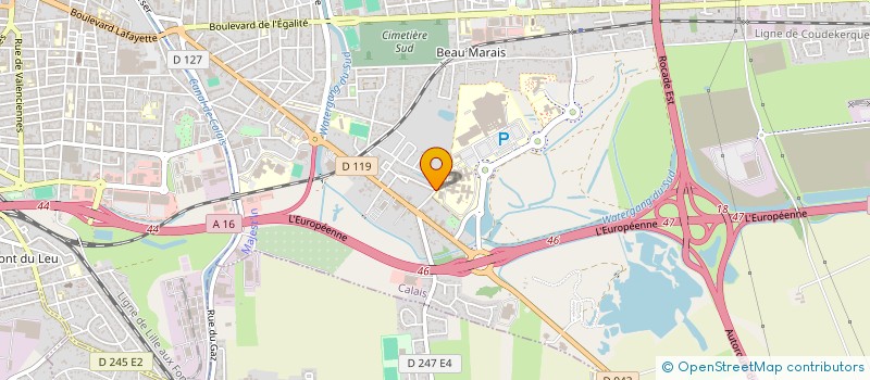 localisation de l'entreprise MONSIEUR GEOFFREY BUTEZ  CALAIS