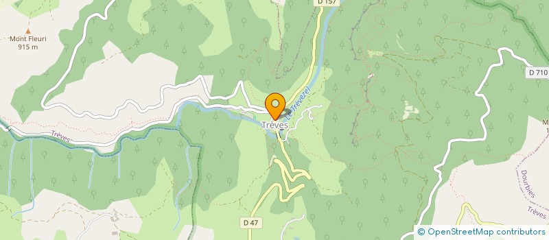 localisation de l'entreprise MONSIEUR GEOFFREY CABASSUT  TREVES