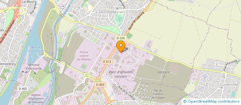 localisation de l'entreprise MONSIEUR GEOFFREY CABRERA  COLOMBELLES