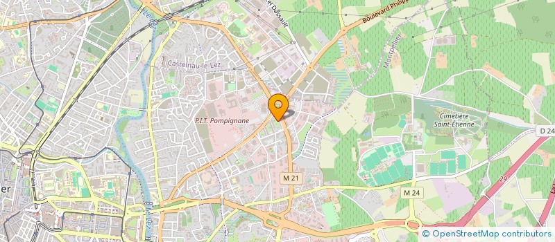 localisation de l'entreprise MONSIEUR GEOFFREY CAILLAUD à MONTPELLIER