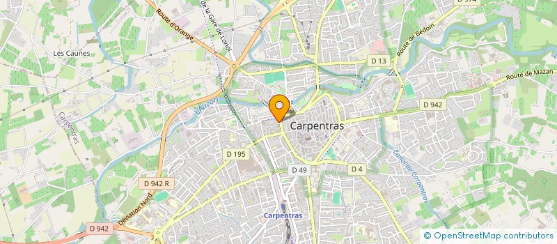 localisation de l'entreprise MONSIEUR GEOFFREY CANESTRARI à CARPENTRAS