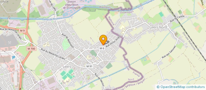 localisation de l'entreprise MONSIEUR GEOFFREY CARETTE  LEERS