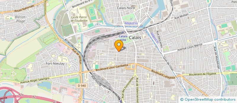 localisation de l'entreprise MONSIEUR GEOFFREY CARON à CALAIS
