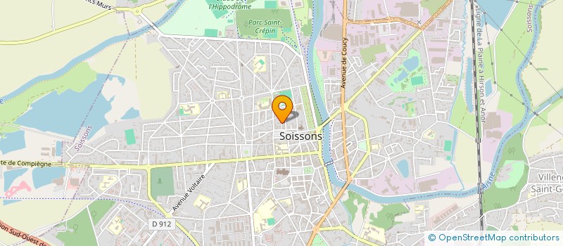 localisation de l'entreprise MONSIEUR GEOFFREY CARRATIE à SOISSONS