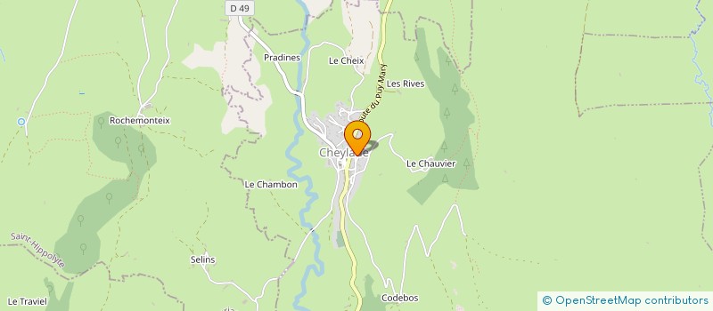 localisation de l'entreprise MONSIEUR GEOFFREY CHAUMEIL à MENET