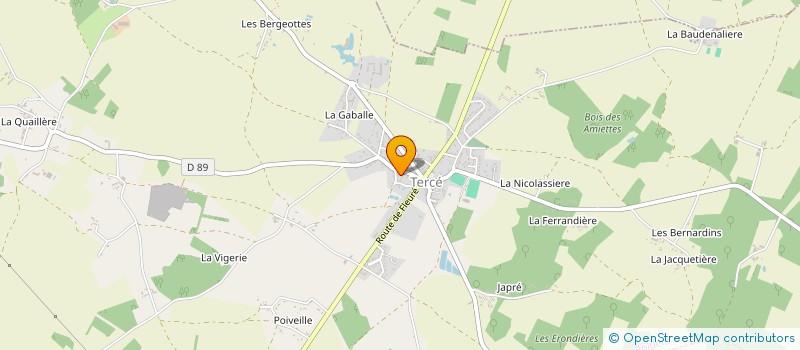 localisation de l'entreprise MONSIEUR GEOFFREY CHAUSSEBOURG  TERCE