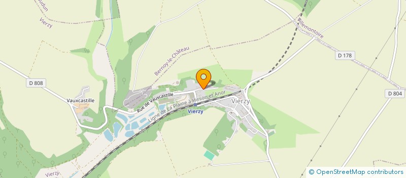 localisation de l'entreprise MONSIEUR GEOFFREY CHAUVIN  VIERZY