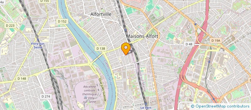 localisation de l'entreprise MONSIEUR GEOFFREY CHERADAME à ALFORTVILLE