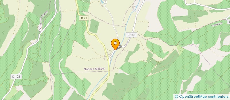 localisation de l'entreprise MONSIEUR GEOFFREY CLAIR à NOE-LES-MALLETS