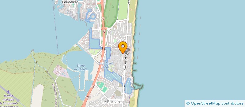 localisation de l'entreprise MONSIEUR GEOFFREY CLARABON  LE BARCARES