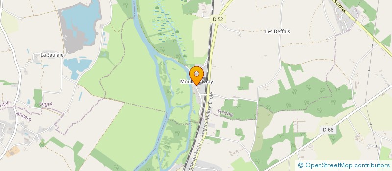 localisation de l'entreprise MONSIEUR GEOFFREY CLEMENT  LES HAUTS-D'ANJOU