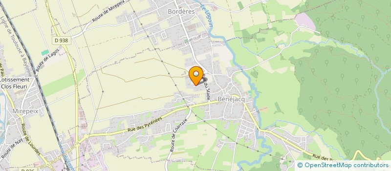 localisation de l'entreprise MONSIEUR GEOFFREY COFFIN  BENEJACQ