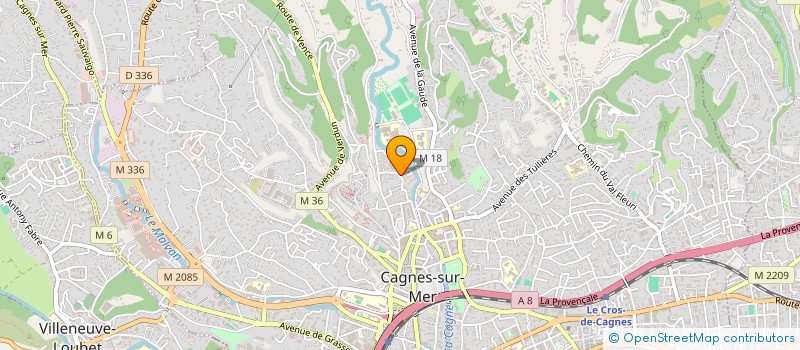 localisation de l'entreprise MONSIEUR GEOFFREY COLIN à CAGNES-SUR-MER