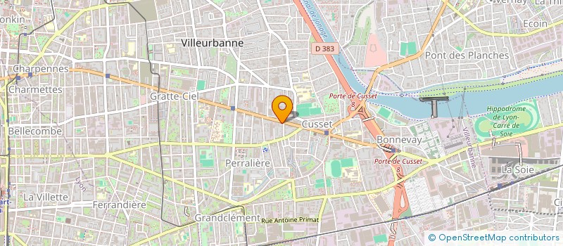 localisation de l'entreprise MONSIEUR GEOFFREY COLINET  VILLEURBANNE