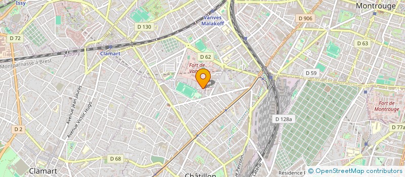 localisation de l'entreprise MONSIEUR GEOFFREY COLL  MALAKOFF